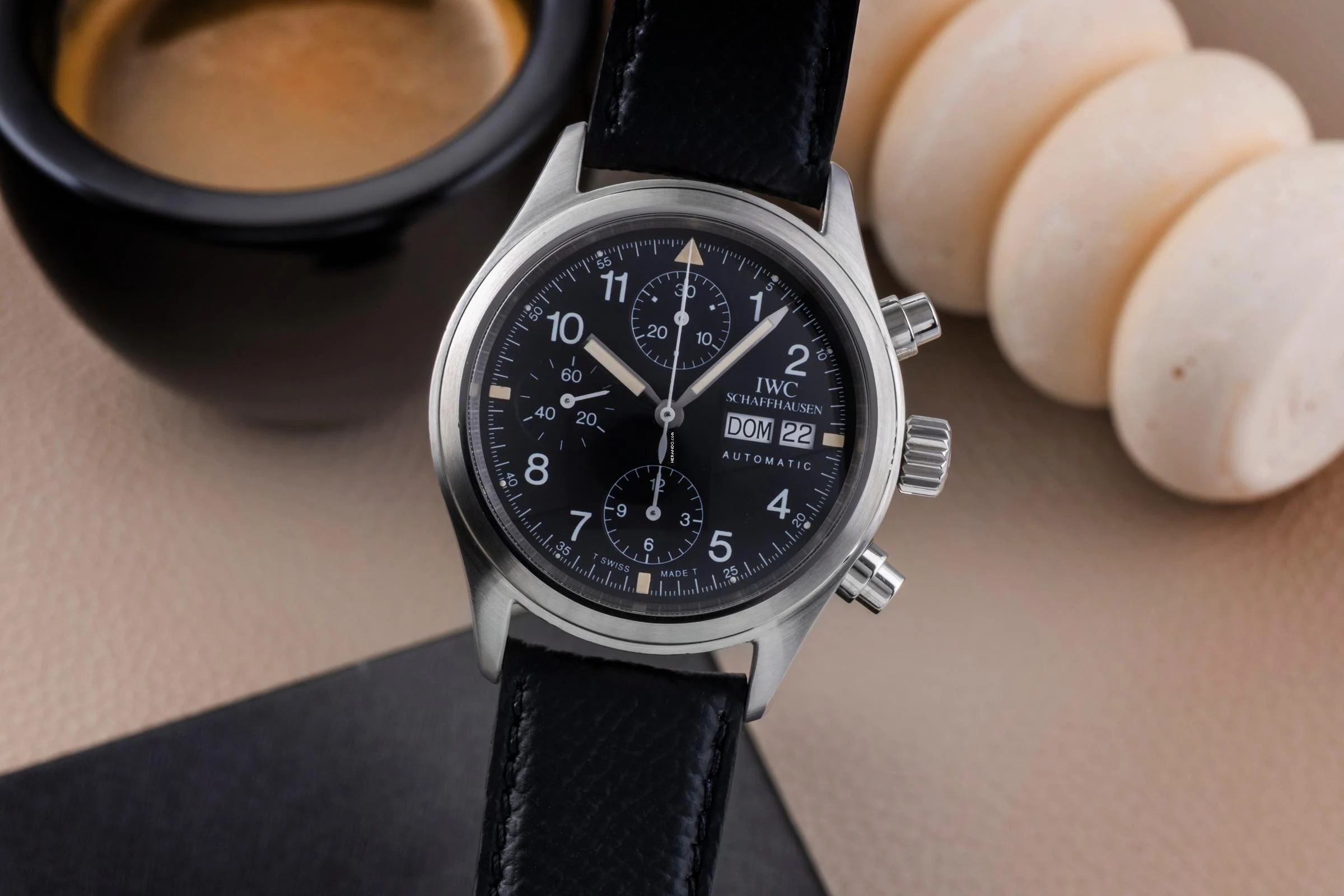 IWC Fliegeruhr Chronograph Fliegerchronograph Chronograph Stahl Automatik Herrenuhr Ref. IW370602