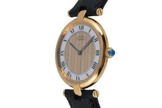 Thumbnail von Cartier Trinity Vendome LC GM Vermeil 925 Silber Trinity Dial Medium Size Ref. 590003
