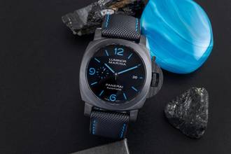 Thumbnail von Panerai Luminor Marina Automatic Carbon Automatik Herrenuhr Ref. PAM01661 B&P 2022