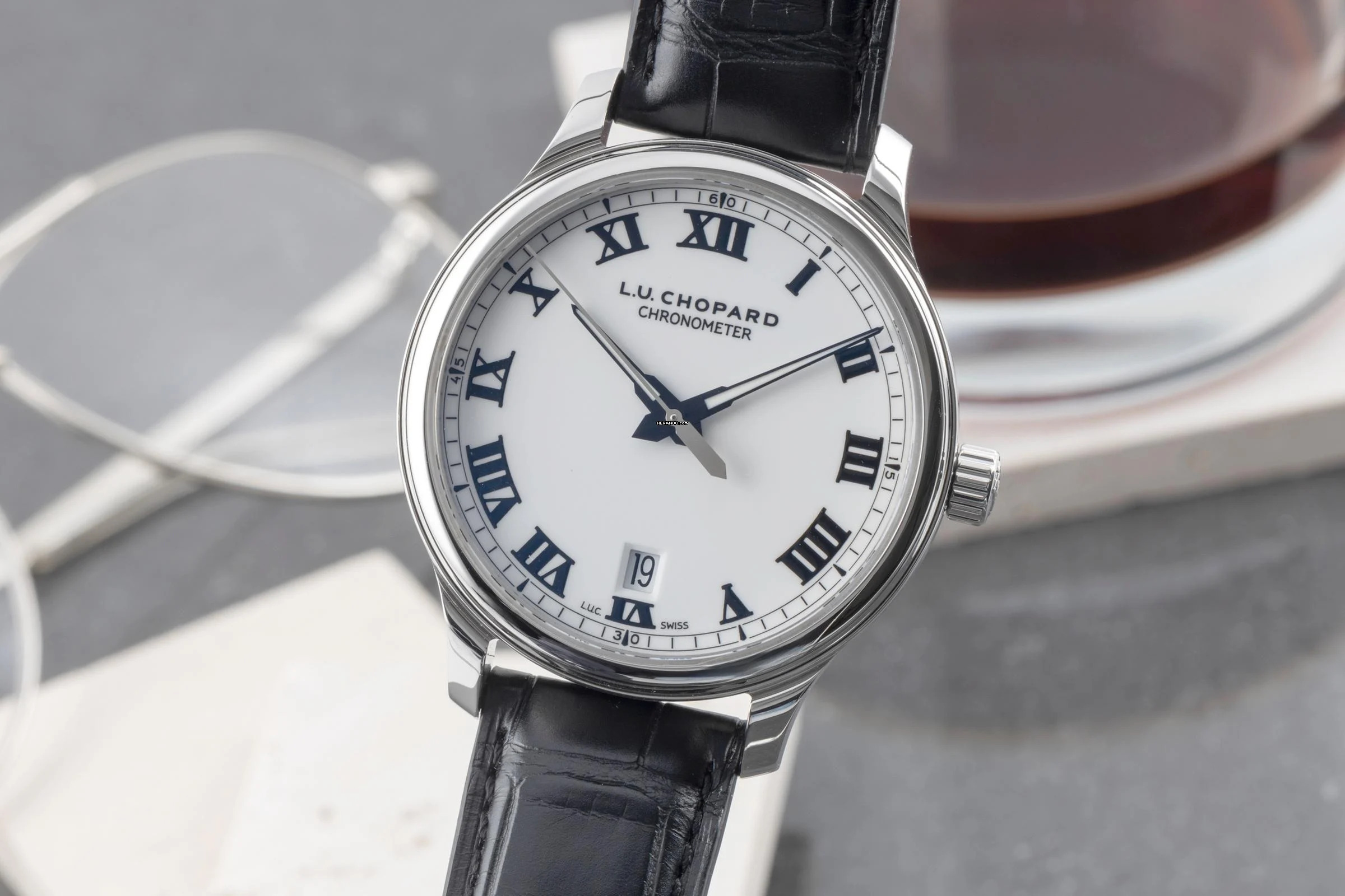 Chopard L.U.C 1937 Stahl Automatik Herrenuhr Ref. 138544-3001