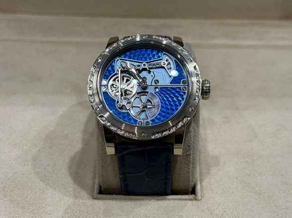  Louis Moinet Derrick Automation Unique Piece No.1/1 Whitegold handengraved (Oil-Pump) Full Set 