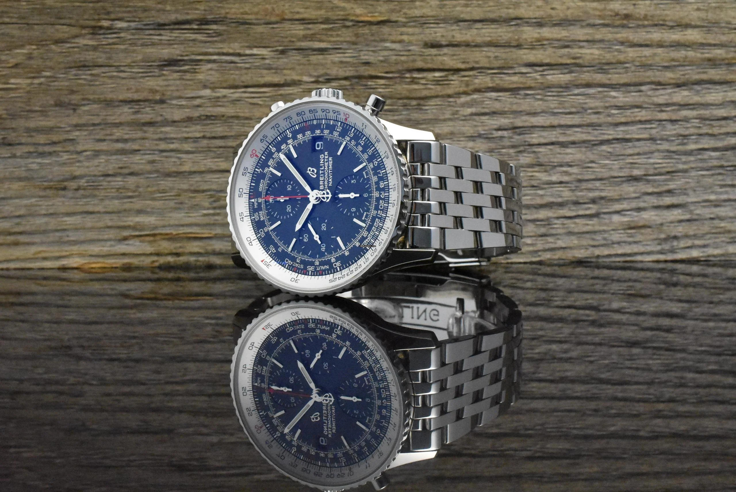 Breitling Navitimer Heritage 1 Chronograph 41 Black Dial - Full Set 2019