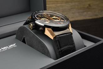 Thumbnail von TAG Heuer Carrera Calibre Heuer 02 Roségold / Ceramic Skeleton 45MM Chronograph 2021 Full Set