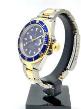 Thumbnail von Rolex Submariner Date Steel gold bluesy Box + Papers 1997