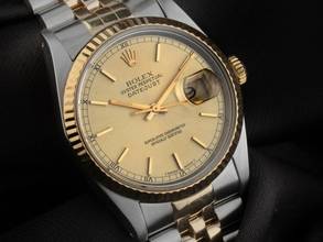 Thumbnail von Rolex Datejust 36 Ref.16233 1991 Box&Beschreibung sehr gut Vintage Datejust