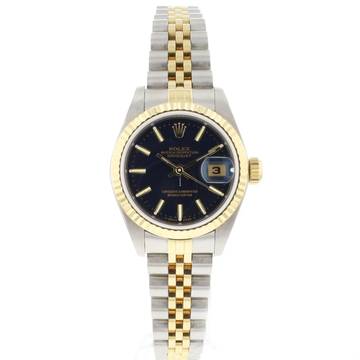  Rolex Lady-Datejust 26 Steel/Gold Jubilee Blue Opticolor Dial Service '25 
