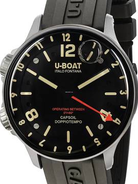  U-Boat 8769 Capsoil Qs. Doppotempo SS Herrenuhr 45mm 10ATM 