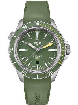  Traser H3 110327 P67 Diver Automatik Green Herrenuhr 46mm 50ATM 