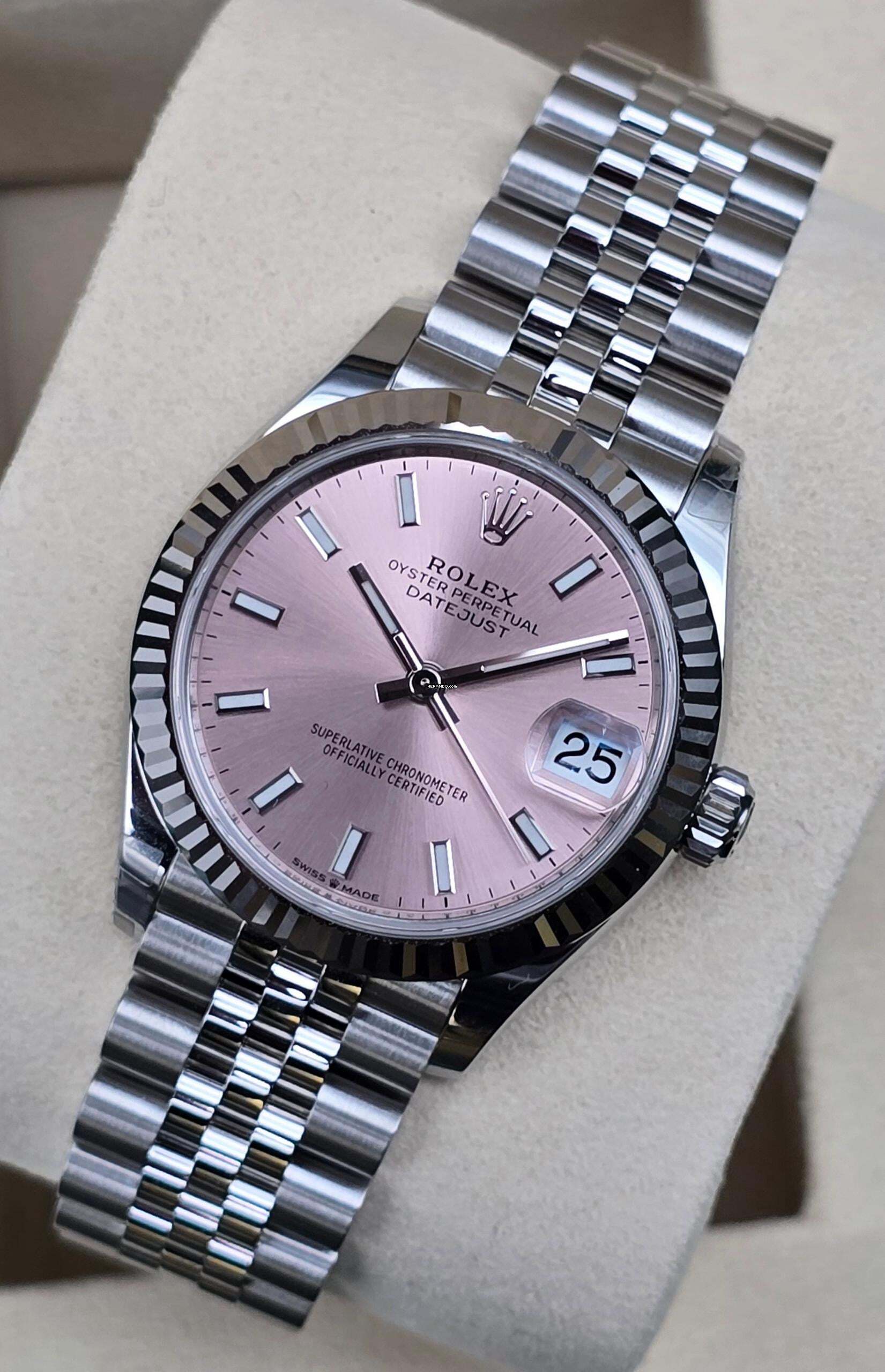 Rolex Datejust 31 31mm 278274-0014 Pink Dial Jubilee Unworn/New Condition 11-2025