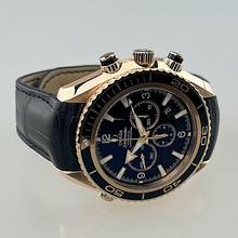 Thumbnail von Omega Seamaster Planet Ocean Chronograph 600 M 45,5 mm Rotgold mit Lederarmband und Faltschließe Full Set neuwertig