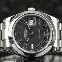 Thumbnail von Rolex Datejust II Steel - Black Roma - like New LC100 - Fullset - 2014