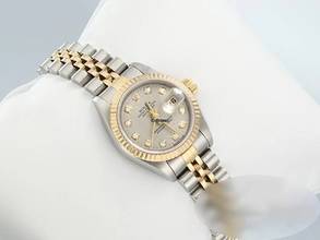 Thumbnail von Rolex Lady-Datejust Edelstahl Gelbgold 750 Diamanten Automatik Gold Stahl Stainless Steel 18kt Yellow Gold Jubilé-band Chronometer Oyster