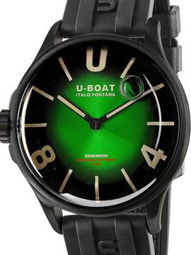  U-Boat 9503 Darkmoon Green PVD Soleil Herrenuhr 40mm 5ATM 