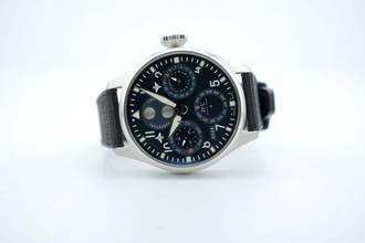 Thumbnail von IWC Große Fliegeruhr Big Pilot 46 Perpetual Calendar Blue Dial - With Box And Papers IW503605 2022