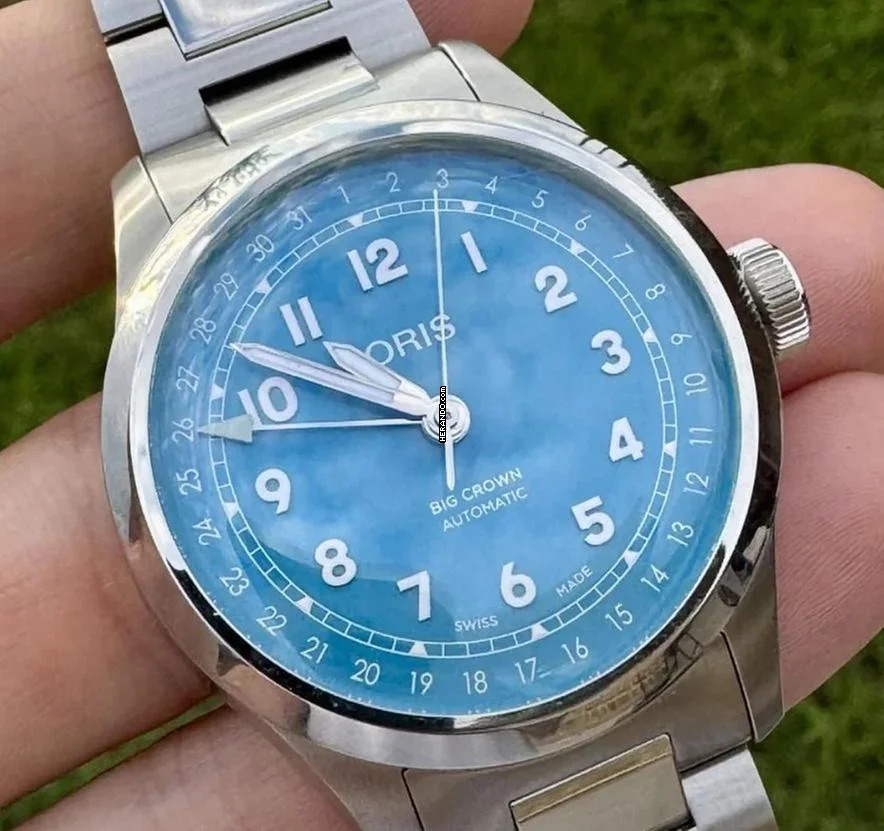 Oris Big Crown Pointer Date Blue NEW FULL SET