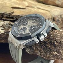 Thumbnail von Audemars Piguet Royal Oak Offshore Chronograph Royal Oak Offshore Chrono - FULLSET 2021 - Ref. 26420SO.OO.A600CA.01 original invoice - unpolished