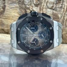 Thumbnail von Audemars Piguet Royal Oak Offshore Chronograph Royal Oak Offshore Chrono - FULLSET 2021 - Ref. 26420SO.OO.A600CA.01 original invoice - unpolished