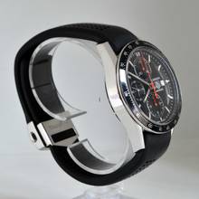 Thumbnail von TAG Heuer Carrera Calibre 16 chronograph CV2014 black dial Rubber strap