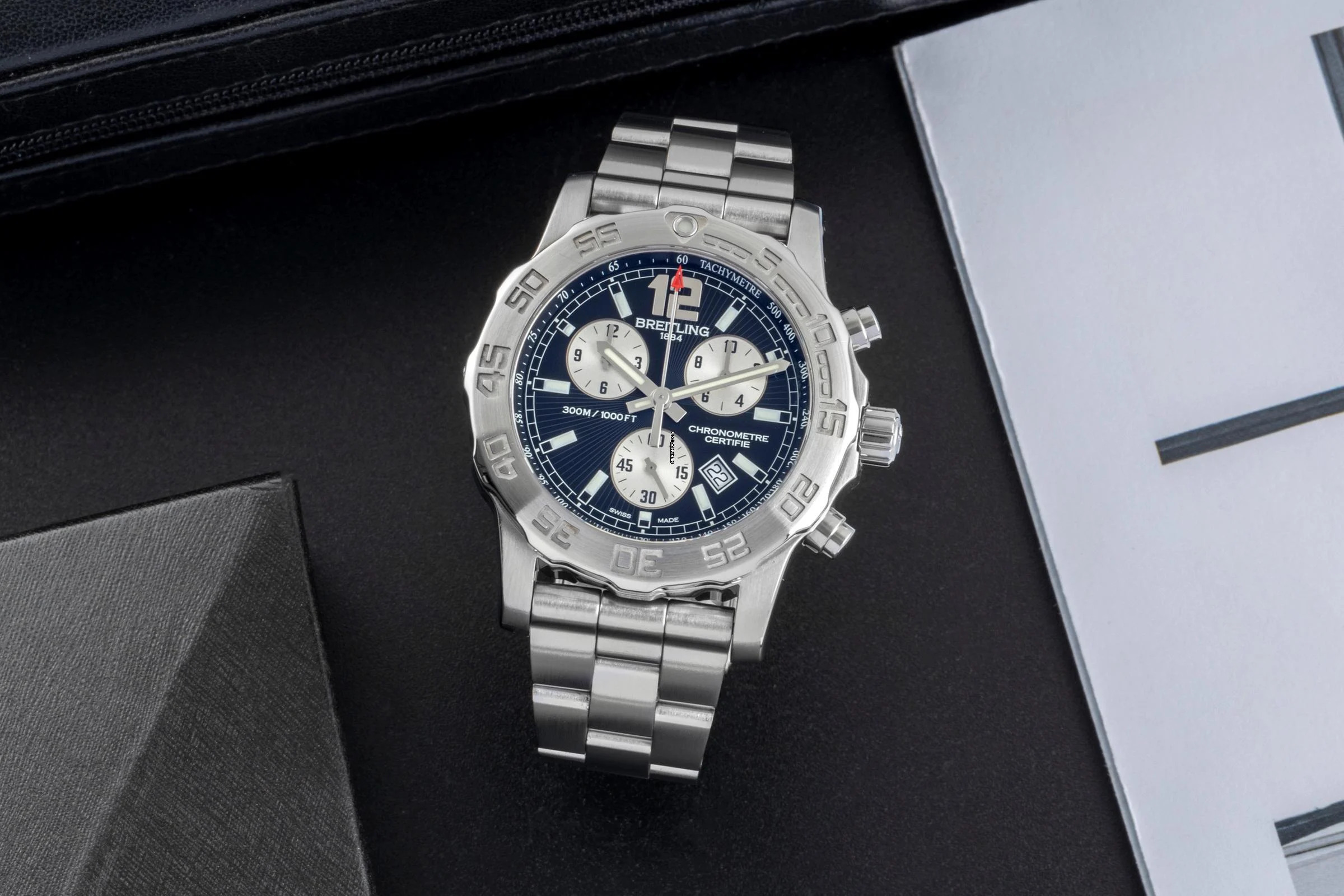 Breitling Colt Chronograph II Edelstahl Quarz Herrenuhr Ref. A7338710