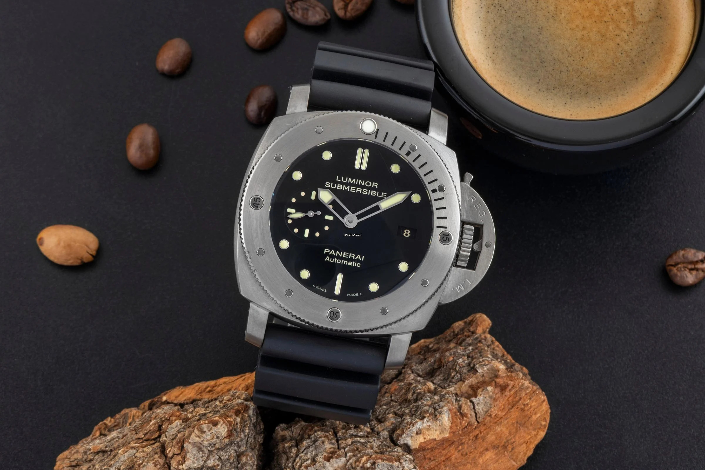 Panerai Luminor Submersible 1950 3 Days Automatic Titan Ref. PAM00305 Papiere