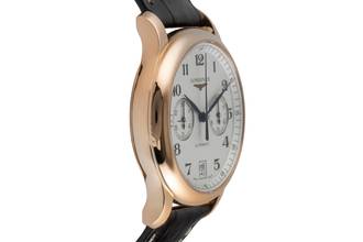 Thumbnail von Longines Master Collection 18k Rotgold Chronograph Ref. L2.669.8.78.3 B&P 2019