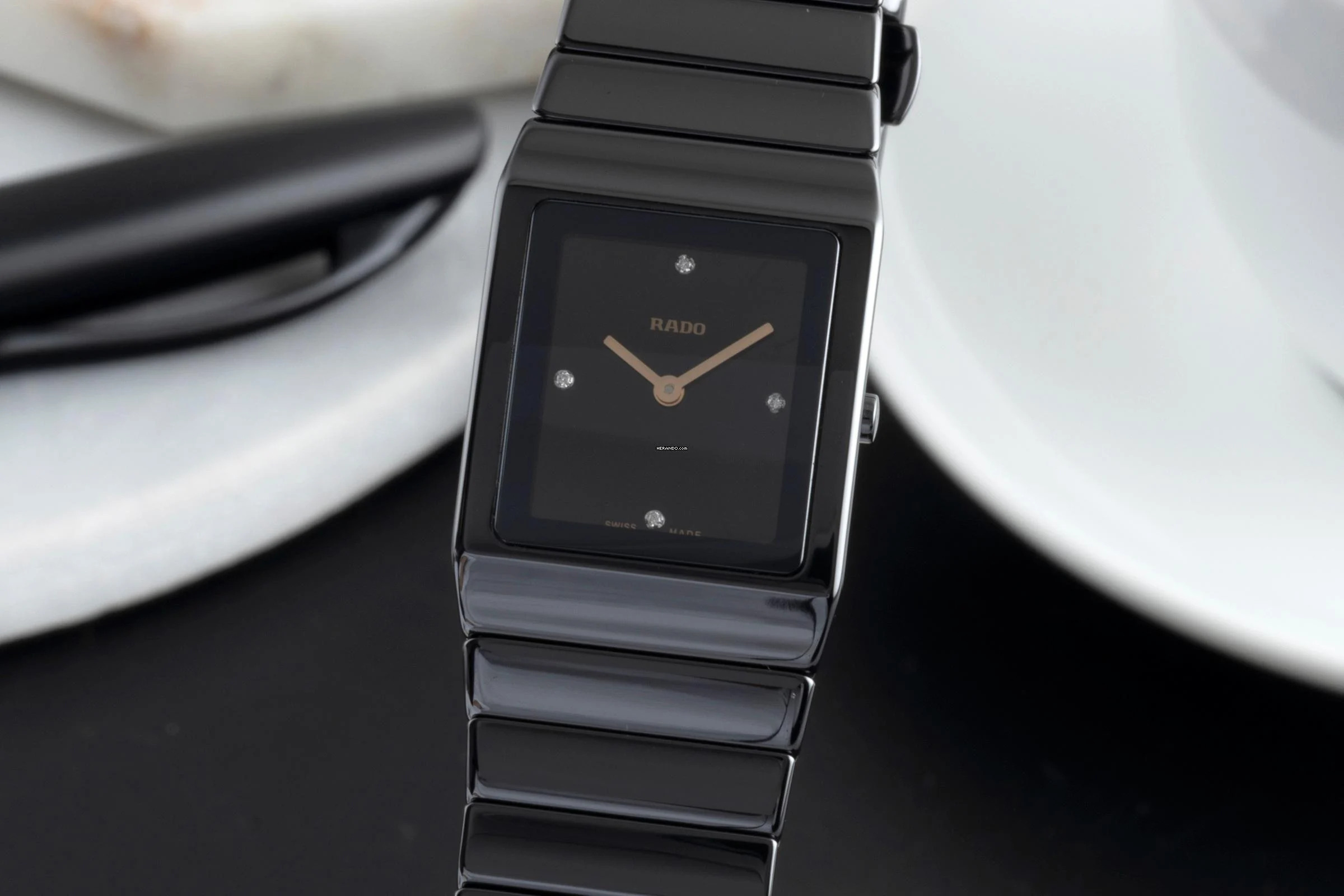 Rado Ceramica Diastar Ceramica Damenuhr Ref. R21702722 Box & Papiere 2023
