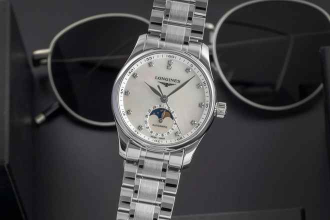  Longines Master Collection Moonphase MOP Stahl Ref.L2.409.4.87.6 B&P 2023 