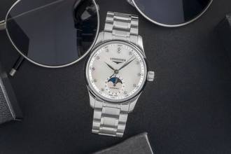Thumbnail von Longines Master Collection Moonphase MOP Stahl Ref.L2.409.4.87.6 B&P 2023