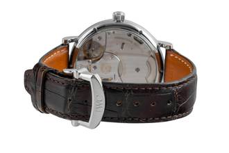 Thumbnail von IWC Portofino Handaufzug 8 Days Edelstahl Handaufzug Herrenuhr Ref. IW510106