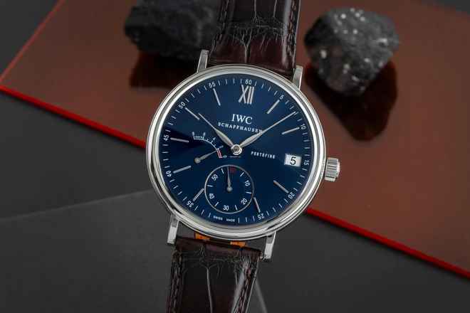  IWC Portofino Handaufzug 8 Days Edelstahl Handaufzug Herrenuhr Ref. IW510106 