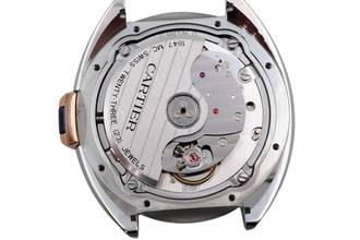 Thumbnail von Cartier Clé de Cartier Stahl / Gold Automatik Damenuhr Ref. W2CL0003 B&P 2018