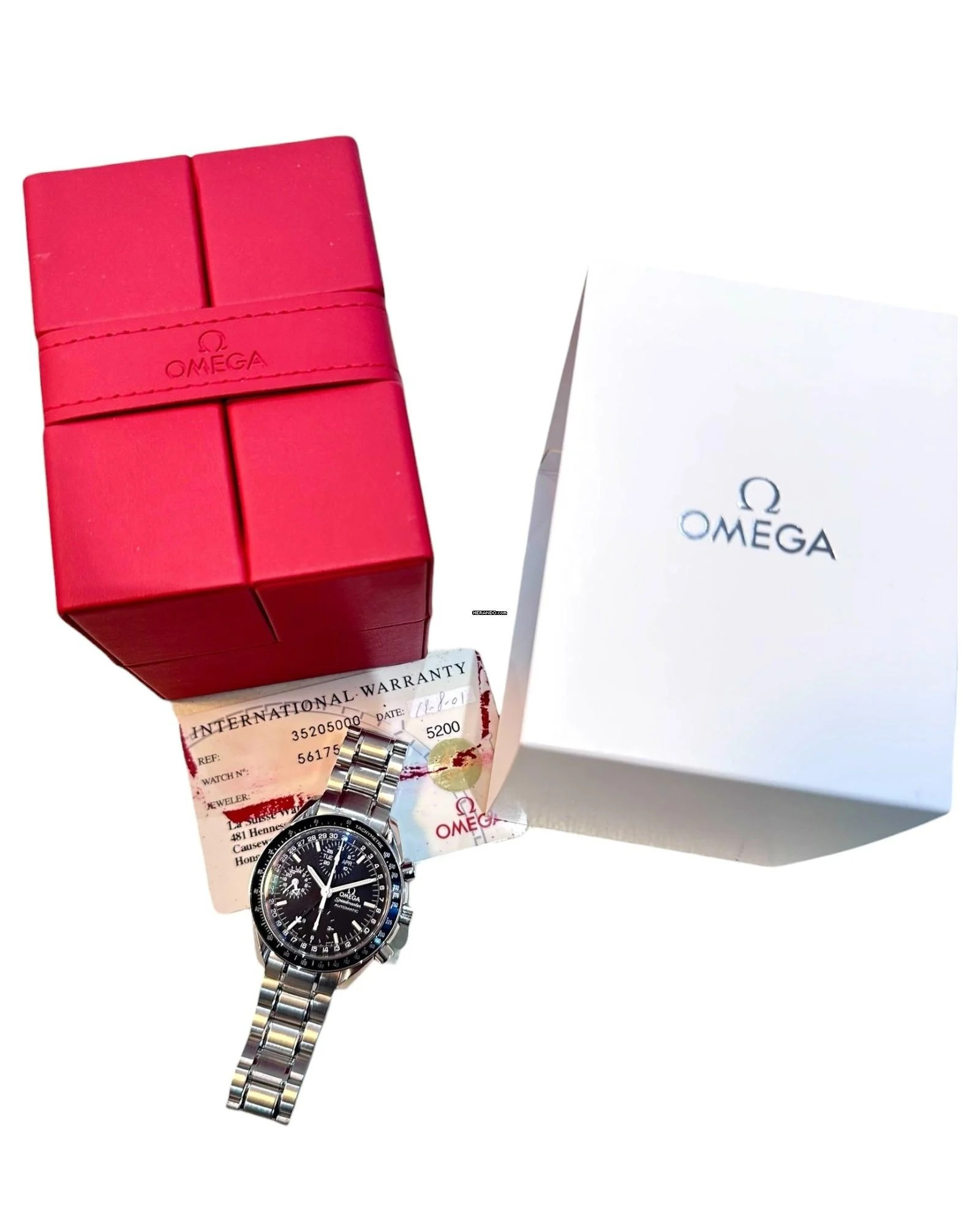 Omega Speedmaster Day Date Jahr 2001 Referenz 35205000