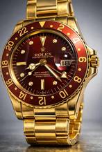 Thumbnail von Rolex GMT-Master 1675/8 GMT-Master Rootbeer 18k mit Box + Booklets aus 1969 Erstbesitz! Box + Booklets-Neuer Service