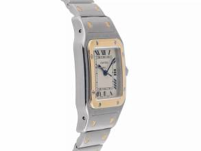 Thumbnail von Cartier Santos Galbée GM Ref.187901 1998 Full Set sehr gut Vintage Santos GM großes Modell