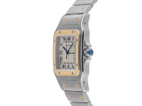 Thumbnail von Cartier Santos Galbée GM Ref.187901 1998 Full Set sehr gut Vintage Santos GM großes Modell