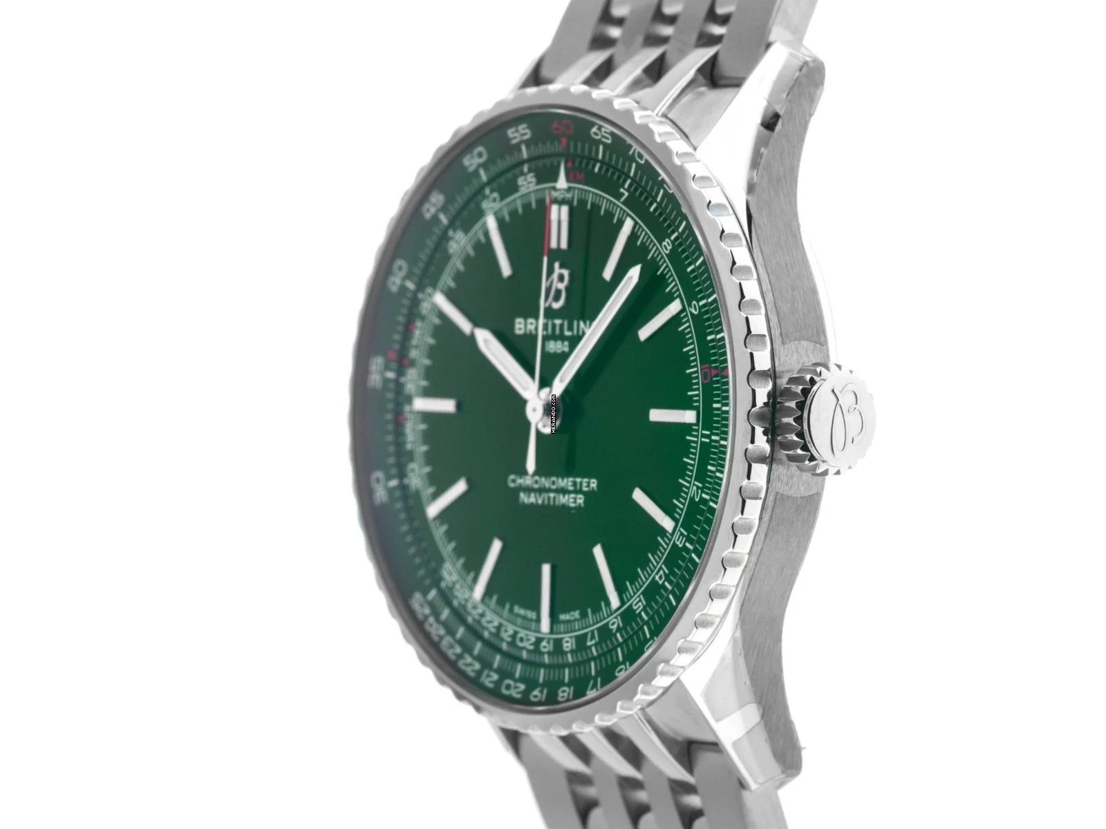 Breitling Navitimer Ref.A17329371L1A1 2025 Full Set Ungetragen Navitimer Automatic Green Dial