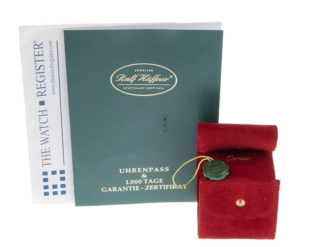 Cartier Santos Octagon PM kleines Modell Ref.187903 1996 original Box sehr gut Vintage Santos Octagon PM kleines Modell