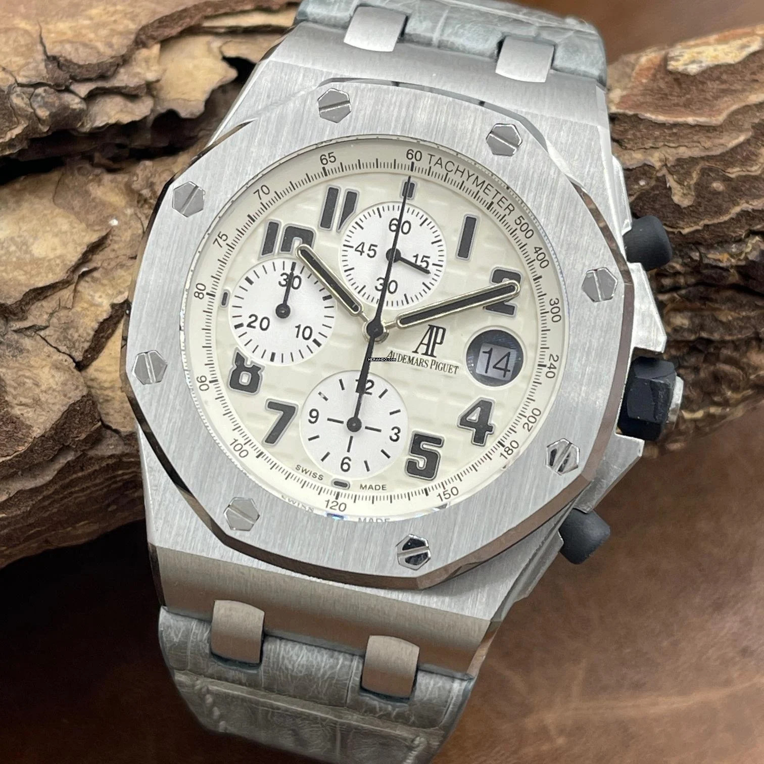 Audemars Piguet Royal Oak Offshore Chronograph Safari Extract - Ref. 26020ST.OO.D091CR.01.A