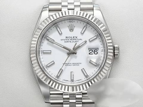  Rolex Datejust 41 126334 Edelstahl Weissgold 750 Automatik Stahl Gold Stainless Steel 18kt White Gold Jubilé-band Chronometer Oyster 