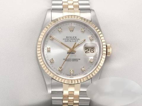  Rolex Datejust 36 36mm 16233 1997 Stahl Gelbgold 750 Diamanten Automatik Stainless Steel 18kt Yellow Gold Jubilé-band Chronometer Oyster 