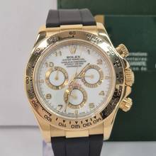 Thumbnail von Rolex Daytona Yellow Gold Racing White 40mm Automático Completo