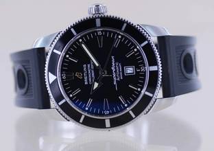 Thumbnail von Breitling Superocean Heritage 46 46mm Automatic Black Stahl Milanaise Rubber