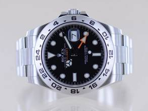 Thumbnail von Rolex Explorer II 216570 black Dial Orange Hand Top Klassiker LC100 B+P