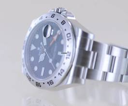 Thumbnail von Rolex Explorer II 216570 black Dial Orange Hand Top Klassiker LC100 B+P