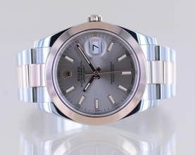 Thumbnail von Rolex Datejust 41 126301 Sundust dial Oysterband Stahl Roségold polished Bezel B+P