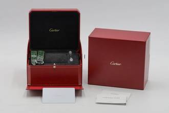 Thumbnail von Cartier Santos Stahl Green Dial Automatik Herren Ref WSSA0062 Box & Papiere 2023