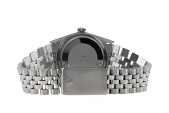 Thumbnail von Rolex Datejust 36 Silver Tapestry Dial Edelstahl Automatik Herrenuhr Ref. 16030