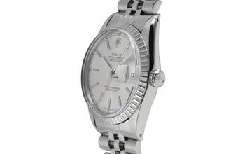 Thumbnail von Rolex Datejust 36 Silver Tapestry Dial Edelstahl Automatik Herrenuhr Ref. 16030