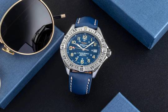  Breitling Superocean Edelstahl Automatik Herrenuhr Ref. A17040 Box 