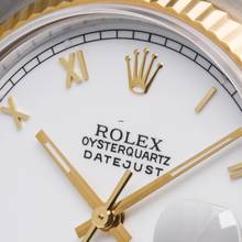 Thumbnail von Rolex Datejust 36 Oysterquartz Steel Gold – 17013 – like NEW – 04/1997 Full Set